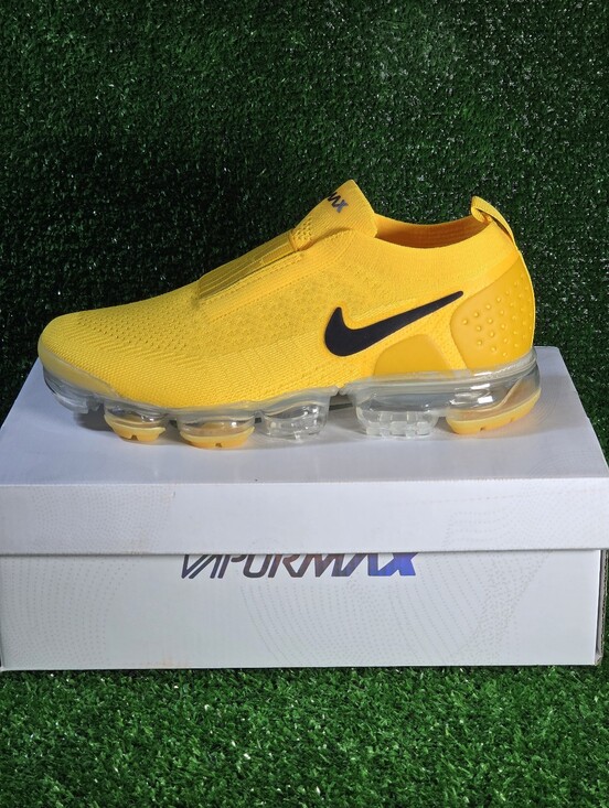 Nike Other - Nike Vapormax Laceless Men’s University 🟡 Yellow Slip-On VaporMax Running Shoe
